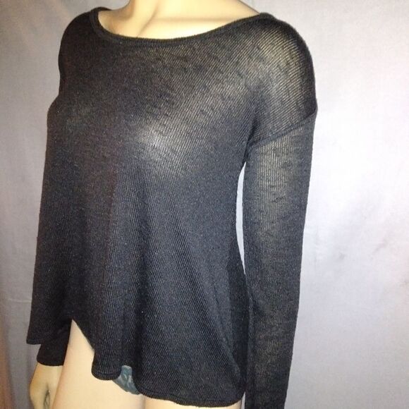 Aeropostale long sleeve black shirt, size M - Picture 1 of 8
